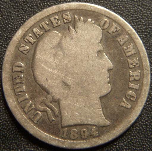 1894 Barber Dime - Good