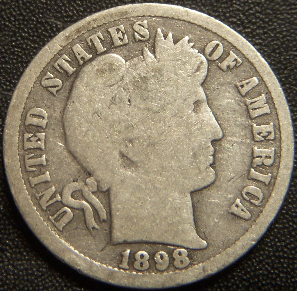 1898-O Barber Dime - Good