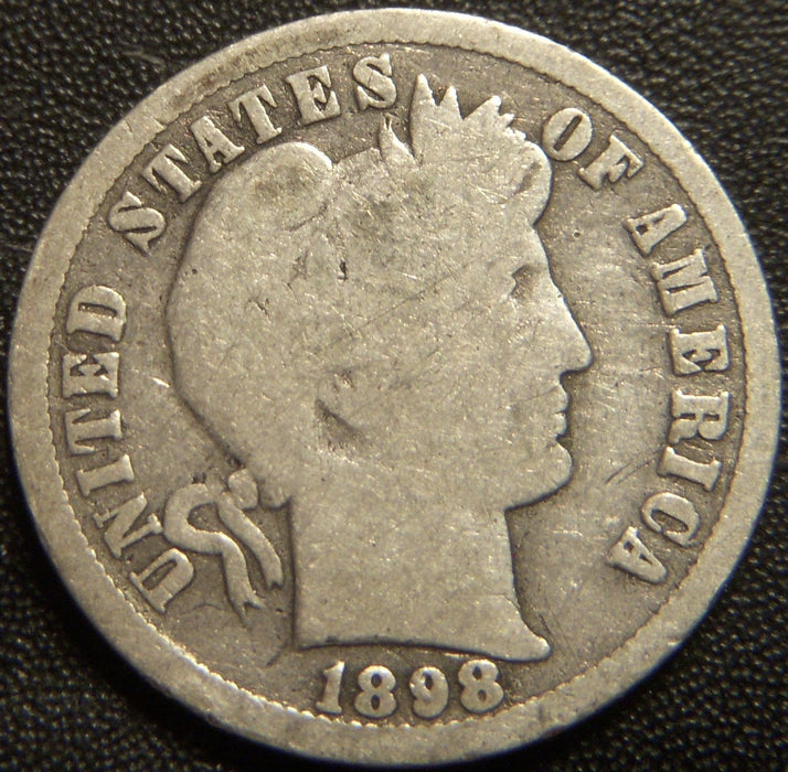 1898-O Barber Dime - Good