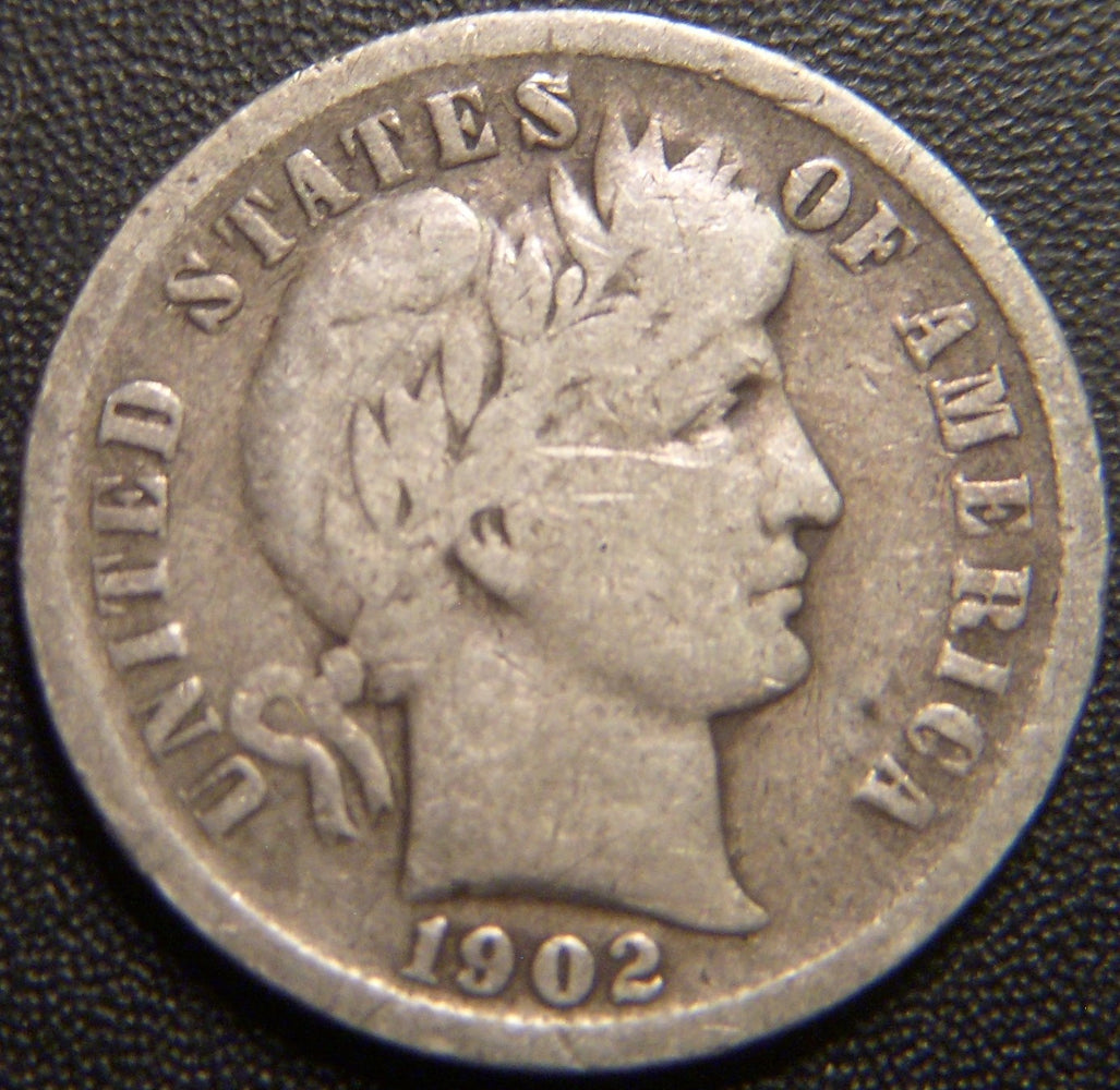 1902-S Barber Dime - Good