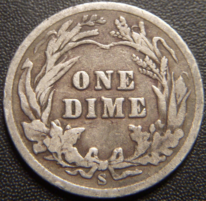 1902-S Barber Dime - Good