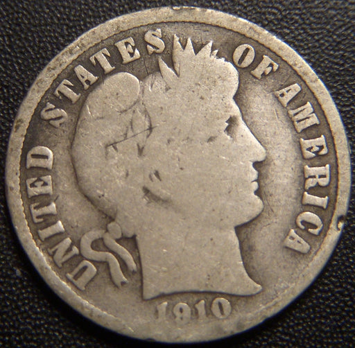 1910-S Barber Dime - Good