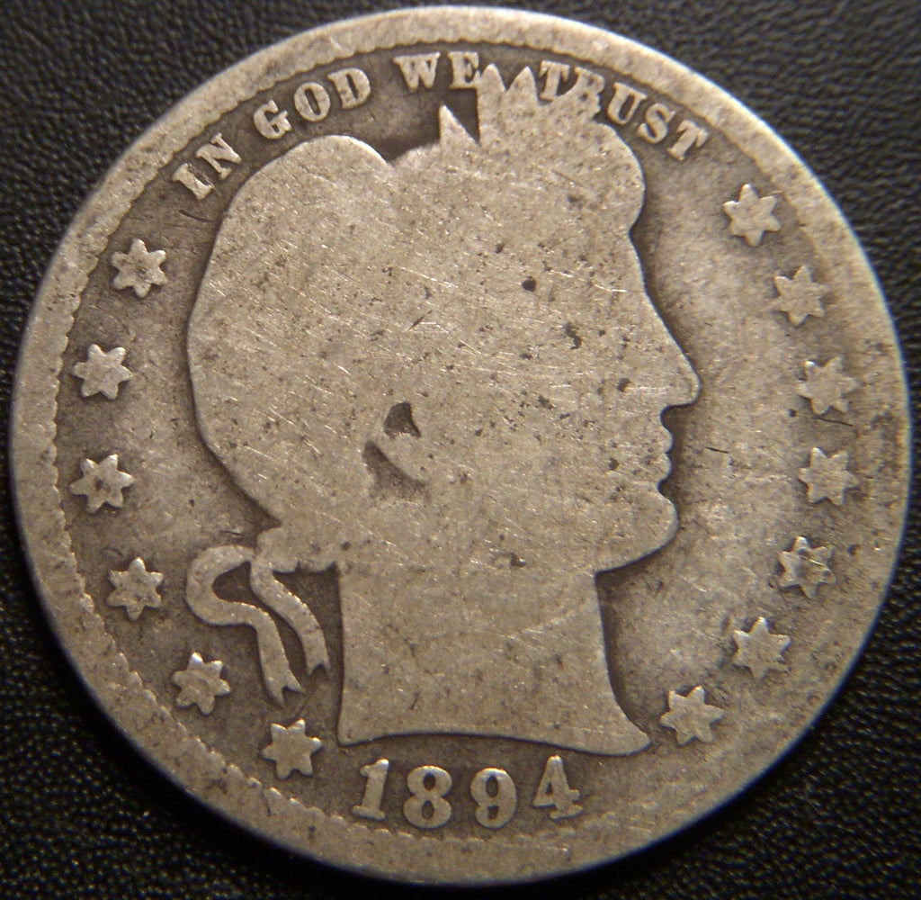 1894-O Barber Quarter - Good