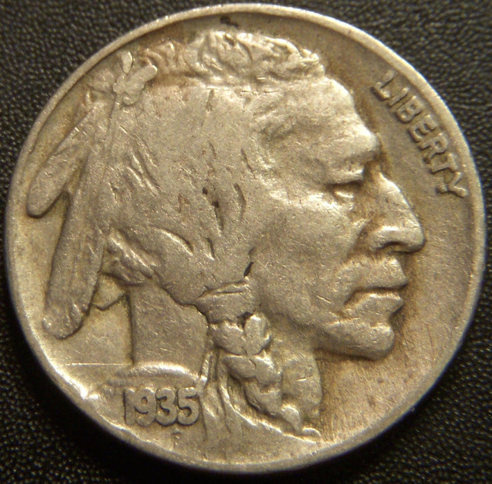 1935 Buffalo Nickel - Double Die Reverse Fine