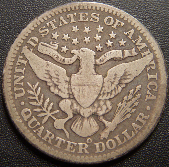 1900-O Barber Quarter - Very Good