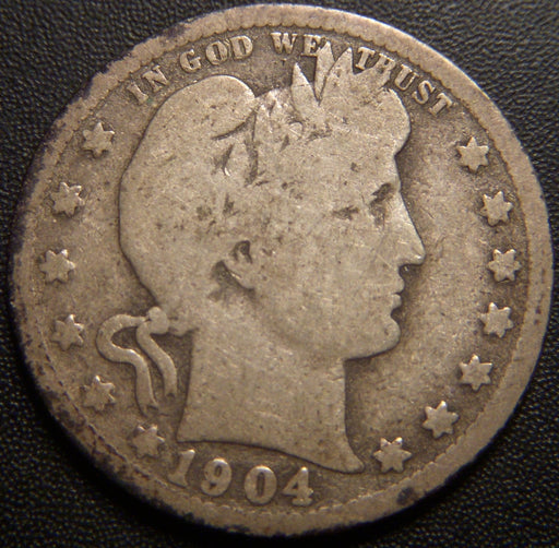 1904 Barber Quarter - Good