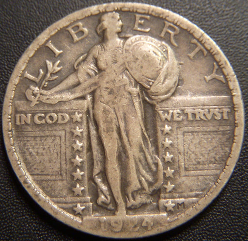 1924 Standing Quarter - Fine