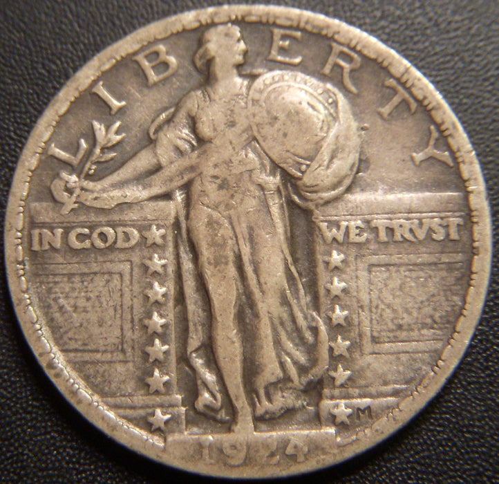 1924 Standing Quarter - Fine