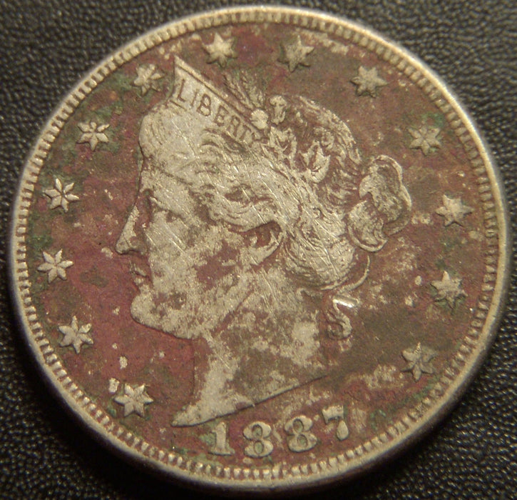 1887 Liberty Nickel - Fine
