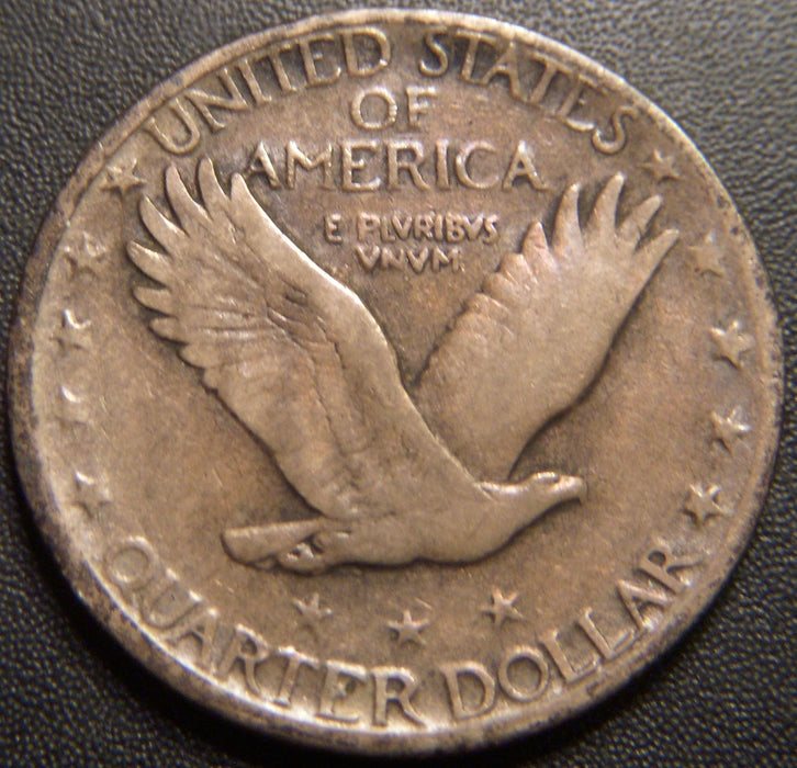 1929-D Standing Quarter - Fine