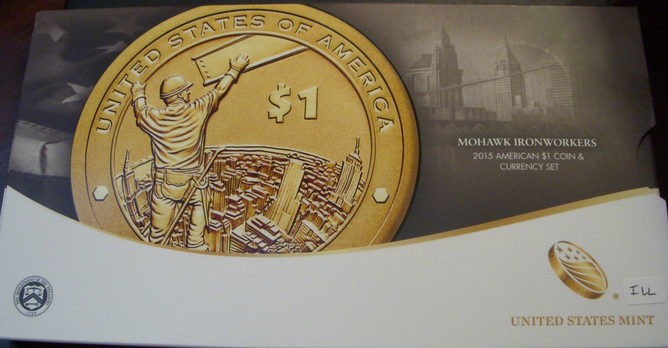 2015 American $1 Coin & Currency Set