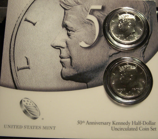 2014 Kennedy 50th Anniversary 2pc Half Dollar Set