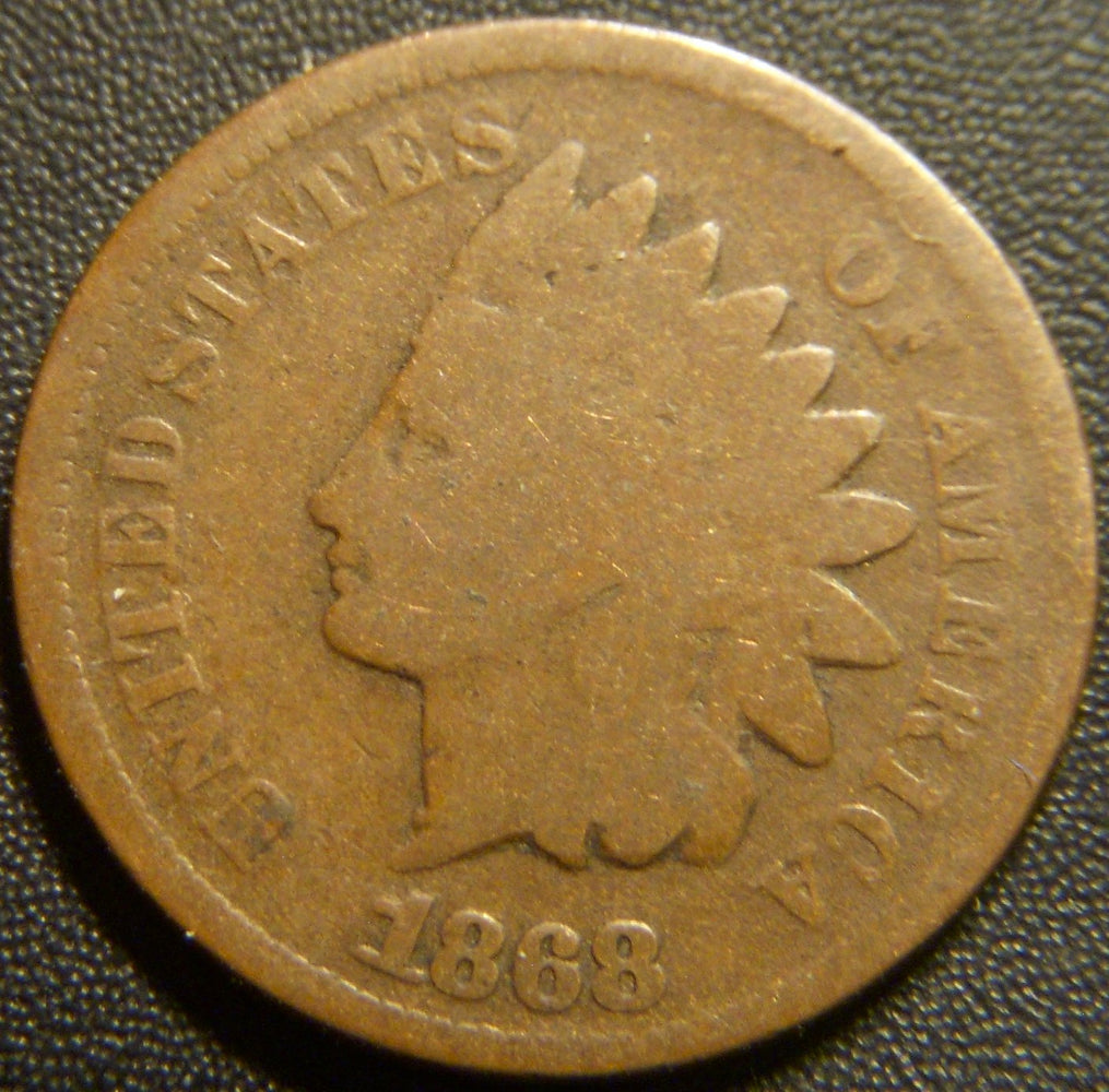 1868 Indian Head Cent - Good