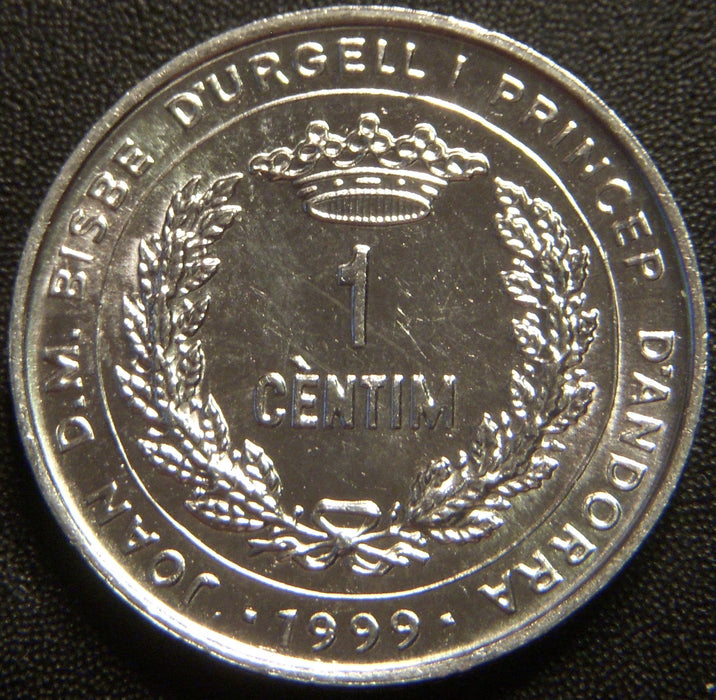 1999 1 Centim - Andorra