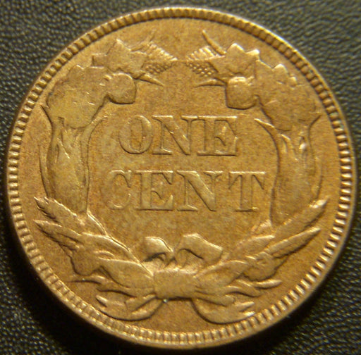 1857 Flying Eagle Cent - AU+