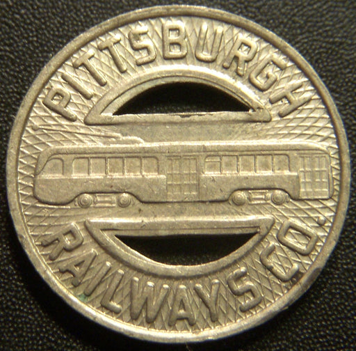Pittsburgh, PA Railways Co. (PRC) Fare Token
