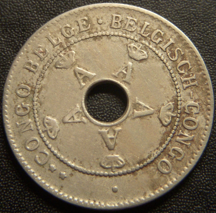1922 10 Centimes - Belgian Congo