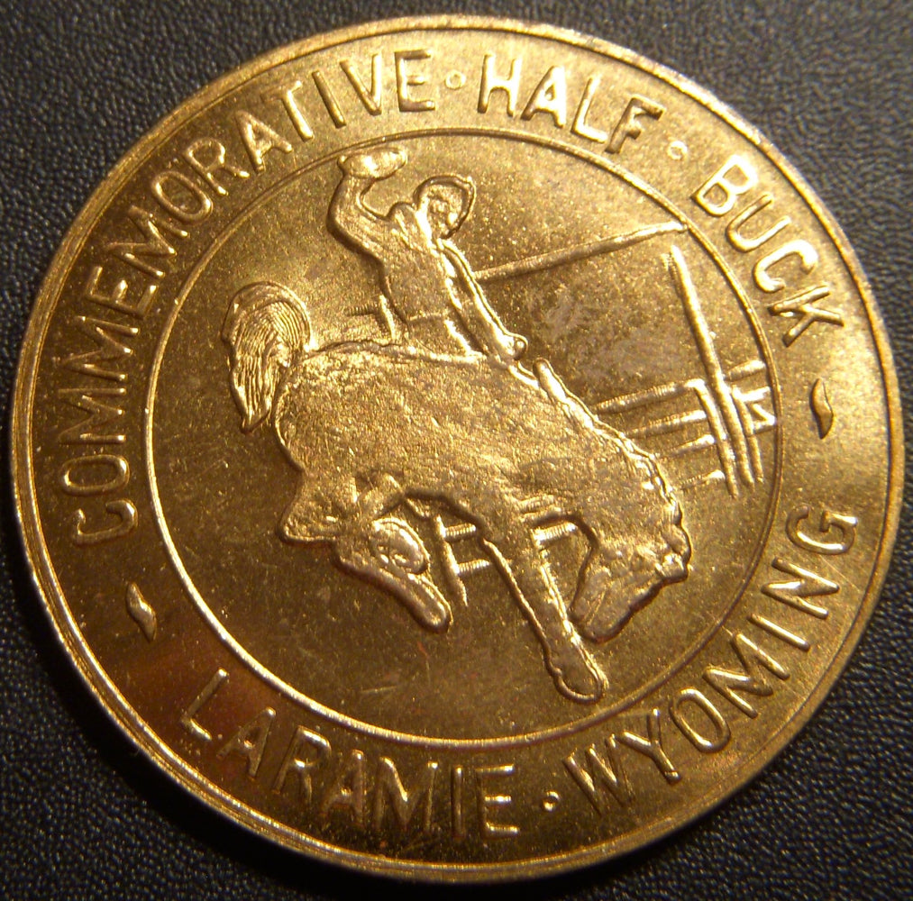 1968 Laramie Wyoming Half Buck Jubilee Token
