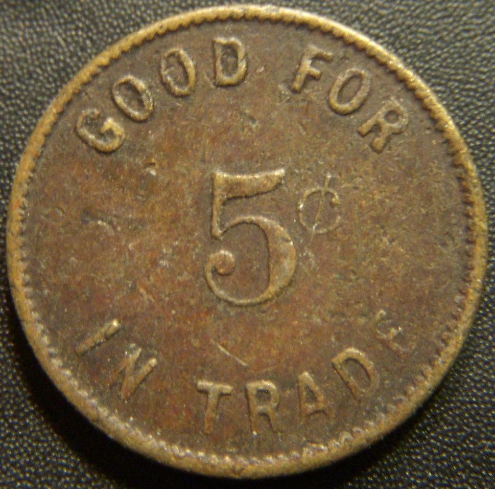 2681 Good for 5 Cents in Trade Token