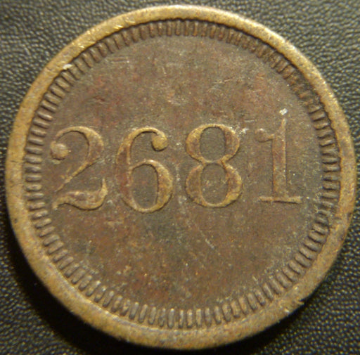 2681 Good for 5 Cents in Trade Token
