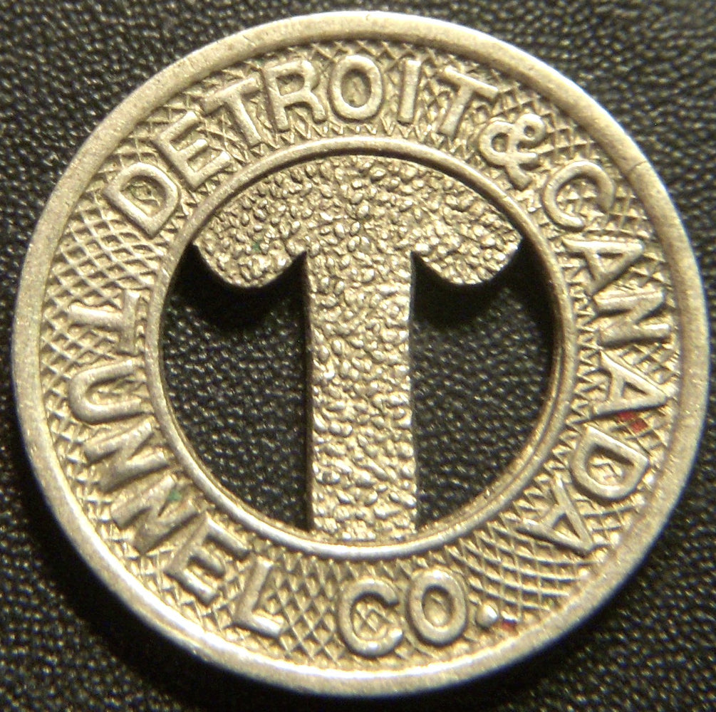 Detroit & Canada Tunnel Co. One Fare Token