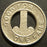Detroit & Canada Tunnel Co. One Fare Token