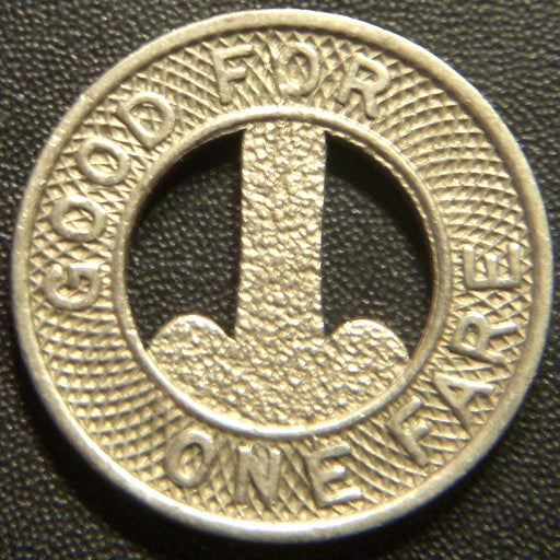 Detroit & Canada Tunnel Co. One Fare Token