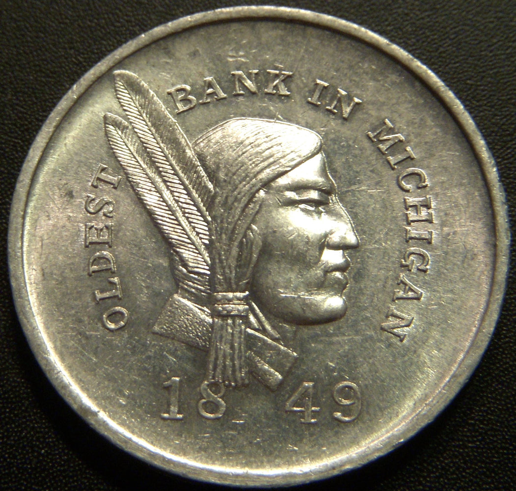 1949 The Detroit Bank 100th Anniversary Token