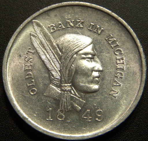 1949 The Detroit Bank 100th Anniversary Token