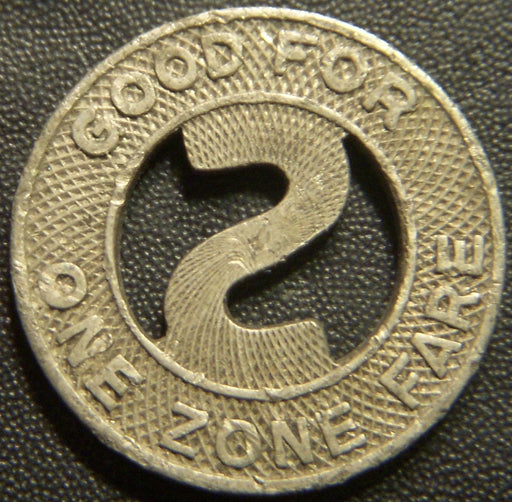 Savannah, GA Electric Power Co. One Zone Fare Token