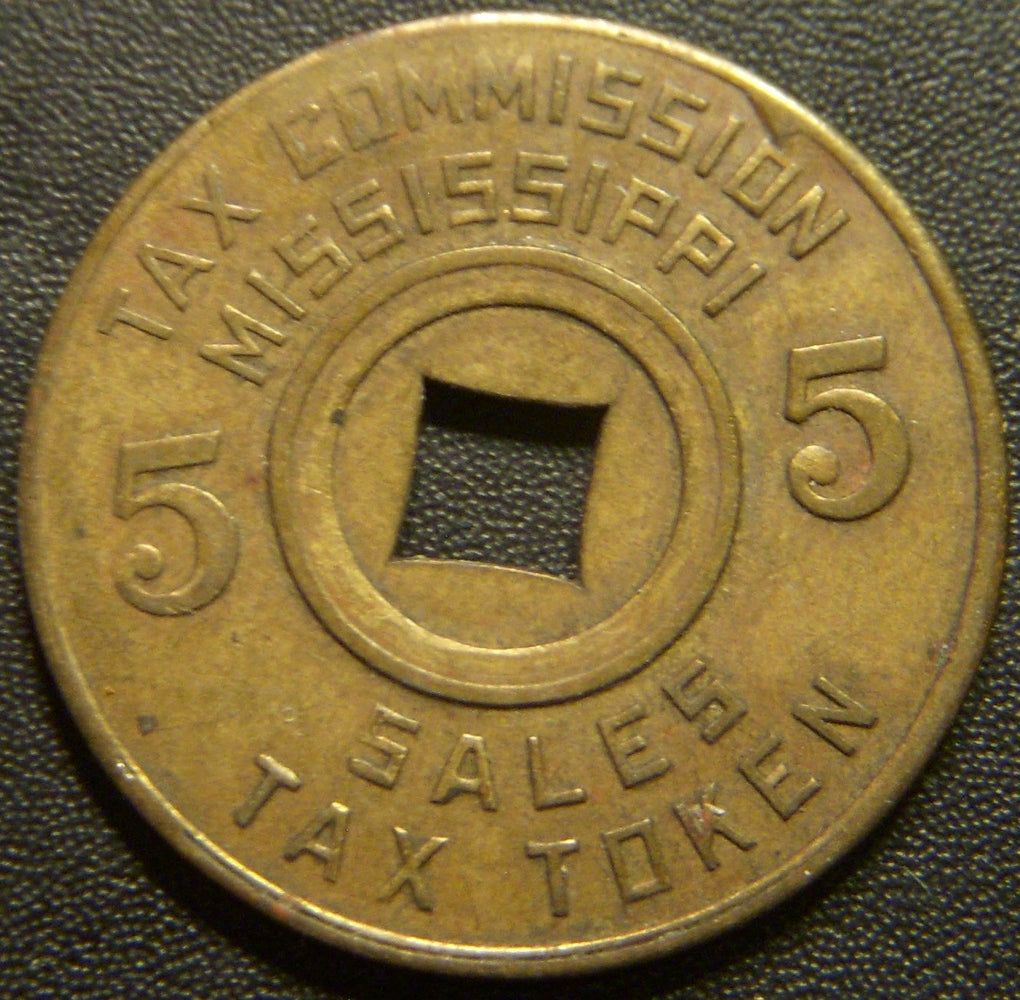 Mississippi 5 Mil Sales Tax Token
