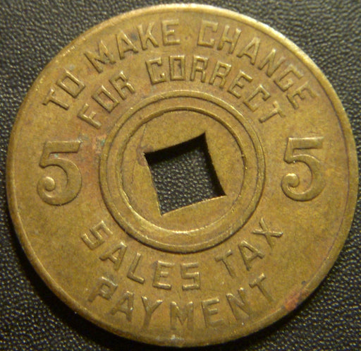 Mississippi 5 Mil Sales Tax Token