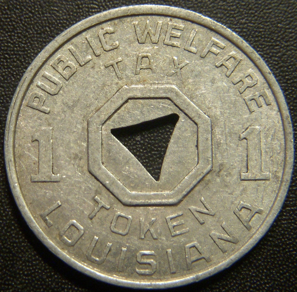 Louisiana Public Welfare 1 Mil Tax Token