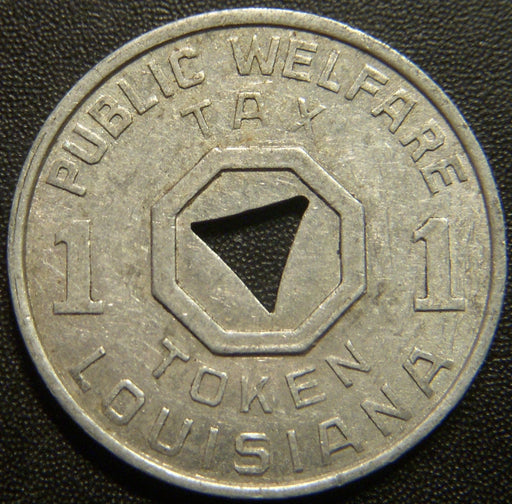 Louisiana Public Welfare 1 Mil Tax Token