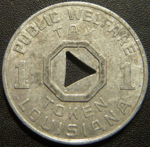 Louisiana Public Welfare 1 Mil Tax Token