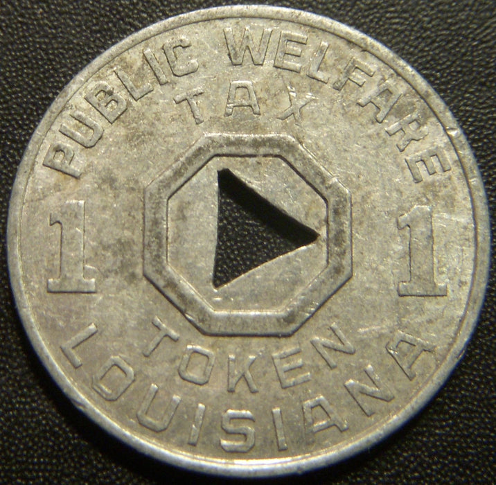 Louisiana Public Welfare 1 Mil Tax Token