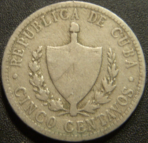 1915 5 Centavos - Cuba