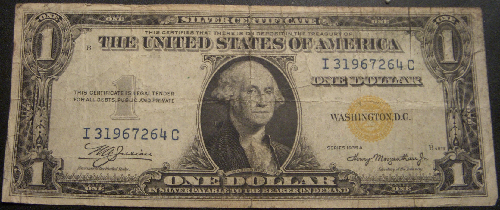 1935A North Africa $1 Silver Certificate - FR# 2306