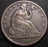 1861-S Seated Half Dollar - Very Fine