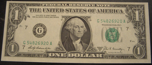 1969B (G) $1 Federal Reserve Note - FR# 1905G