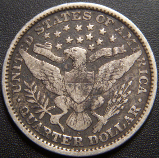 1892-S Barber Quarter - Fine