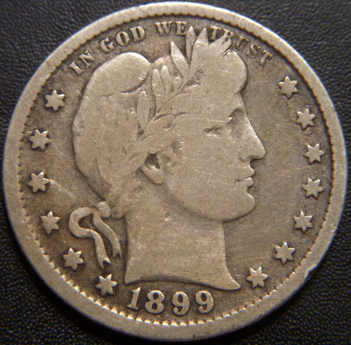 1899 Barber Quarter - Very Good