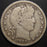 1908-D Barber Quarter - Very Good