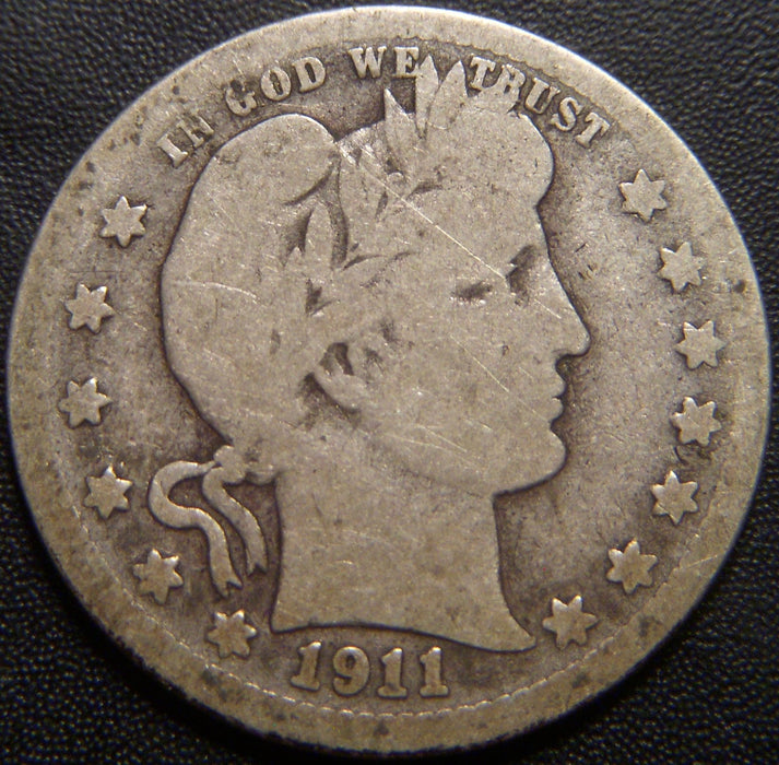 1911-S Barber Quarter - Good