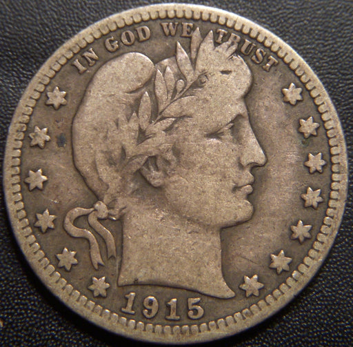 1915 Barber Quarter - Very Good