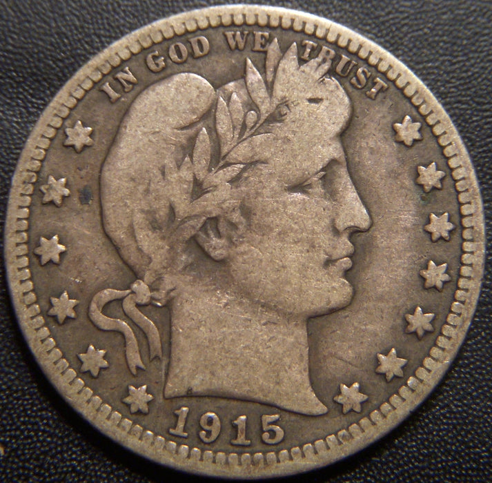 1915 Barber Quarter - Very Good