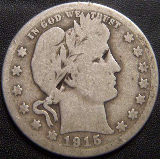 1915-D Barber Quarter - Good