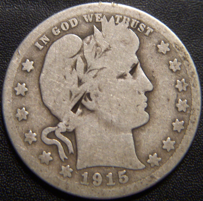 1915-D Barber Quarter - Good