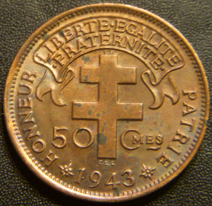 1943 50 Centimes - French Equatorial Africa