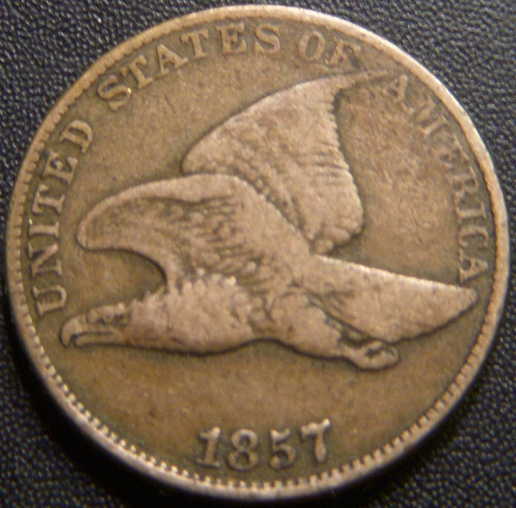 1857 Flying Eagle Cent - Fine